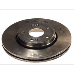 Disque de frein ATE 24.0124-0169.1 avant, ventilé, à haute teneur en carbone, 1 pièce