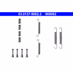 Kit d'accessoires, Mâchoires de frein de stationnement ATE 03.0137-9062.2