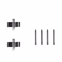 Kit d'accessoires, plaquette de frein à disque; ATE; pour PORSCHE; 91135295100