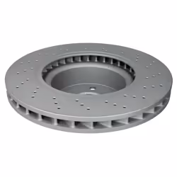 Disque de frein ATE 24.0132-0115.1 avant, ventilé, à haute teneur en carbone, 1 pièce