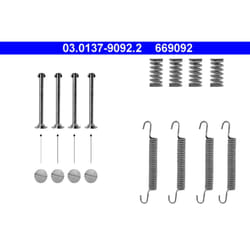 Kit d'accessoires, Mâchoires de frein de stationnement ATE 03.0137-9092.2