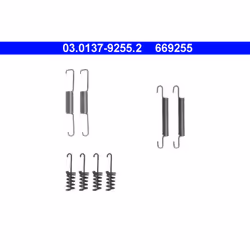 Kit d'accessoires, Mâchoires de frein de stationnement ATE 03.0137-9255.2