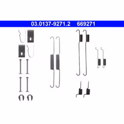 Kit d'accessoires, mâchoires de frein ATE 03.0137-9271.2