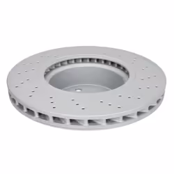 Disque de frein ATE 24.0128-0125.1 avant, ventilé, à haute teneur en carbone, 1 pièce