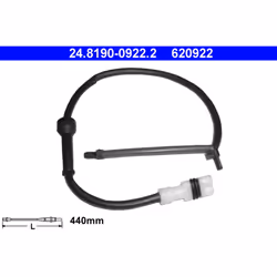 Témoin d'usure, plaquettes de frein ATE 24.8190-0922.2