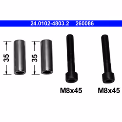 Kit de réparation, étrier de frein ATE 24.0102-4803.2