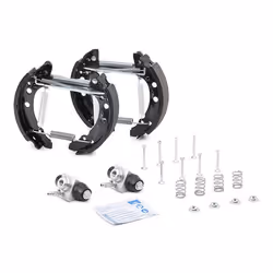 ATE Original TopKit 03.0520-3917.3 Kit de freins, freins à tambours avec cylindre de roue, avec accessoires VOLKSWAGEN: GOLF 2, GOLF 1