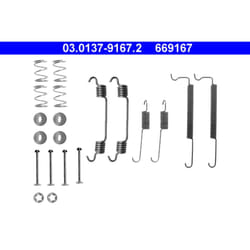 Kit d'accessoires, mâchoires de frein ATE 03.0137-9167.2