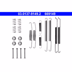 Kit d'accessoires, mâchoires de frein ATE 03.0137-9149.2
