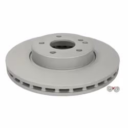 Disque de frein ATE 24.0128-0145.1 avant, ventilé, à haute teneur en carbone, 1 pièce