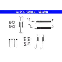 Kit d'accessoires, mâchoires de frein ATE 03.0137-9278.2