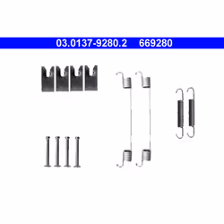 Kit d'accessoires, mâchoires de frein ATE 03.0137-9280.2