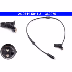 Capteur, vitesse de roue ATE 24.0711-5011.3 gauche