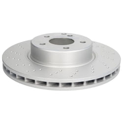 Disque de frein ATE 24.0128-0163.1 avant, ventilé, à haute teneur en carbone, 1 pièce