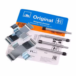 Kit d'accessoires, plaquette de frein à disque; ATE; pour MERCEDES-BENZ; 0004210291, 0009910360, A0004210291, A0009910360