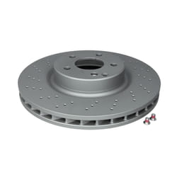 Disque de frein ATE 24.0132-0153.1 avant, ventilé, à haute teneur en carbone, 1 pièce