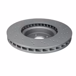 Disque de frein ATE 24.0132-0153.1 avant, ventilé, à haute teneur en carbone, 1 pièce