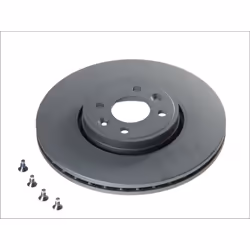 Disque de frein ATE 24.0124-0191.1 avant, ventilé, à haute teneur en carbone, 1 pièce