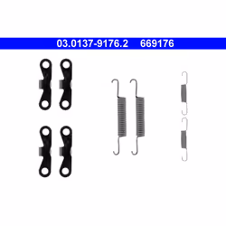 Kit d'accessoires, Mâchoires de frein de stationnement ATE 03.0137-9176.2