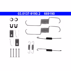 Kit d'accessoires, mâchoires de frein ATE 03.0137-9190.2