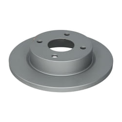 Disque de frein ATE 24.0112-0137.1 avant, plein, 1 pièce