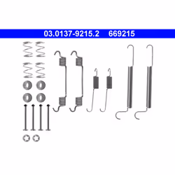 Kit d'accessoires, mâchoires de frein ATE 03.0137-9215.2