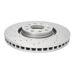 Disque de frein ATE 24.0130-0185.1 avant, ventilé, à haute teneur en carbone, 1 pièce