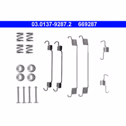 Kit d'accessoires, mâchoires de frein ATE 03.0137-9287.2