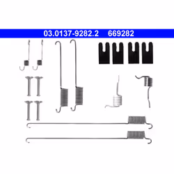 Kit d'accessoires, mâchoires de frein ATE 03.0137-9282.2