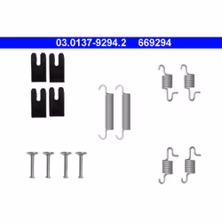 Kit d'accessoires, Mâchoires de frein de stationnement ATE 03.0137-9294.2