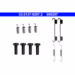 Kit d'accessoires, Mâchoires de frein de stationnement ATE 03.0137-9297.2