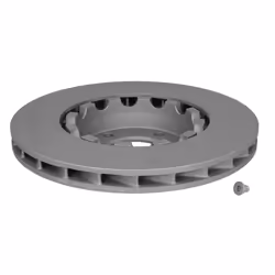 Disque de frein ATE 24.0128-0204.2 avant, ventilé, à haute teneur en carbone, 1 pièce