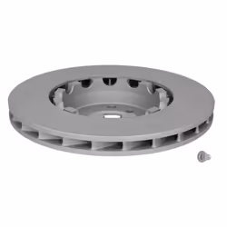 Disque de frein ATE 24.0128-0205.2 avant, ventilé, à haute teneur en carbone, 1 pièce
