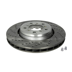 Disque de frein ATE 24.0128-0206.2 avant, ventilé, à haute teneur en carbone, 1 pièce