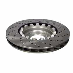 Disque de frein ATE 24.0128-0206.2 avant, ventilé, à haute teneur en carbone, 1 pièce