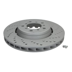 Disque de frein ATE 24.0128-0207.2 avant, ventilé, à haute teneur en carbone, 1 pièce