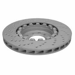 Disque de frein ATE 24.0128-0207.2 avant, ventilé, à haute teneur en carbone, 1 pièce