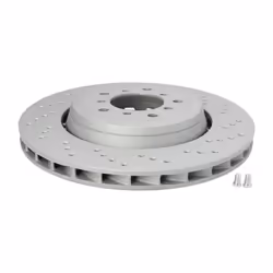 Disque de frein ATE 24.0128-0209.2 avant, ventilé, à haute teneur en carbone, 1 pièce