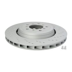 Disque de frein ATE 24.0128-0209.2 avant, ventilé, à haute teneur en carbone, 1 pièce