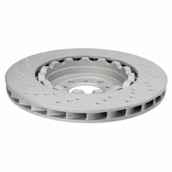 Disque de frein ATE 24.0128-0209.2 avant, ventilé, à haute teneur en carbone, 1 pièce