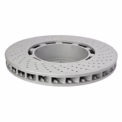 Disque de frein ATE 24.0132-0163.2 avant, ventilé, à haute teneur en carbone, 1 pièce