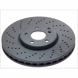 Disque de frein ATE 24.0132-0136.1 avant, ventilé, à haute teneur en carbone, 1 pièce