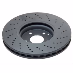 Disque de frein ATE 24.0132-0136.1 avant, ventilé, à haute teneur en carbone, 1 pièce