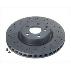 Disque de frein ATE 24.0132-0137.1 avant, ventilé, à haute teneur en carbone, 1 pièce