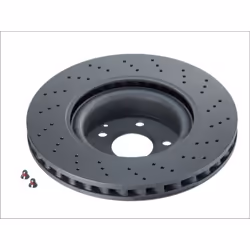 Disque de frein ATE 24.0132-0137.1 avant, ventilé, à haute teneur en carbone, 1 pièce
