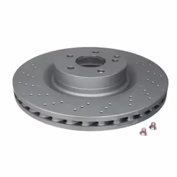 Disque de frein ATE 24.0132-0138.1 avant, ventilé, à haute teneur en carbone, 1 pièce