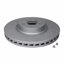 Disque de frein ATE 24.0136-0108.1 avant, ventilé, à haute teneur en carbone, 1 pièce
