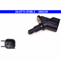 Capteur, vitesse de roue ATE 24.0711-5198.3