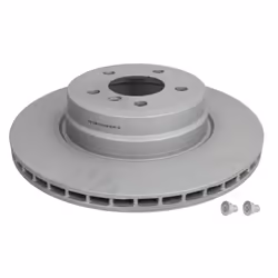 Disque de frein ATE 24.0124-0216.1 arrière, ventilé, à haute teneur en carbone, 1 pièce