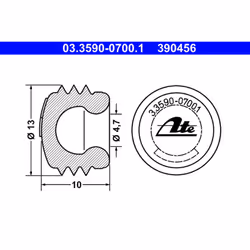 Kit de réparation, cylindre de roue ATE 03.3590-0700.1